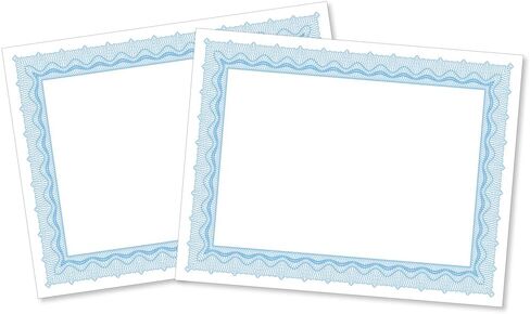 Printlink - Gold Parchment Certificate Paper - Pack of 100, Laser & Inkjet Printer Compatible, For Office, Business Awards, Graduation, School Diplomas, 8-1/2" x 11" on 70 lb Stock (Gold) in Saudi Arabia