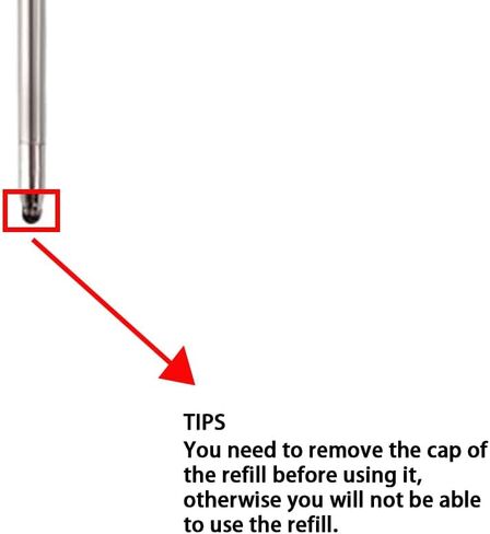 Blue Ink Refills 4.5inch (10pcs), Replaceable Ballpoint Pens Refills, 1mm Medium Point Metal Pen Refill(Blue) in Kuwait