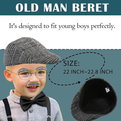 زي الرجل العجوز لمدة 100 يوم من المدرسة، زي الجد التنكري - ملابس الهالوين من العشرينيات من القرن الماضي ملابس كبار السن in Kuwait