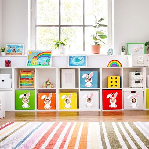 FOBSME 72 Pcs Easter Bunny Cutouts Paper Bunny Bulletin Board Decorations DIY Easter Rabbit Paper Cutouts with Glue Points for Photo Crafts Spring Holiday Classroom Party Decorations,6.3x4.49 Inch in Saudi Arabia