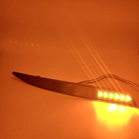 مجموعة مصابيح عاكسة خلفية LED متوافقة مع Chrys'ler 300/ 300C/ 300S 2015-2022 مجموعة مصابيح إشارة الانعطاف 88-SMD 4 وظائف مدخنة in Kuwait