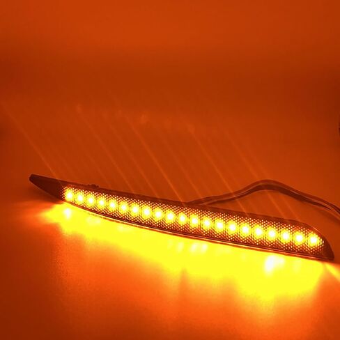 مجموعة مصابيح عاكسة خلفية LED متوافقة مع Chrys'ler 300/ 300C/ 300S 2015-2022 مجموعة مصابيح إشارة الانعطاف 88-SMD 4 وظائف مدخنة in Kuwait