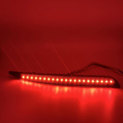 مجموعة مصابيح عاكسة خلفية LED متوافقة مع Chrys'ler 300/ 300C/ 300S 2015-2022 مجموعة مصابيح إشارة الانعطاف 88-SMD 4 وظائف مدخنة in Kuwait