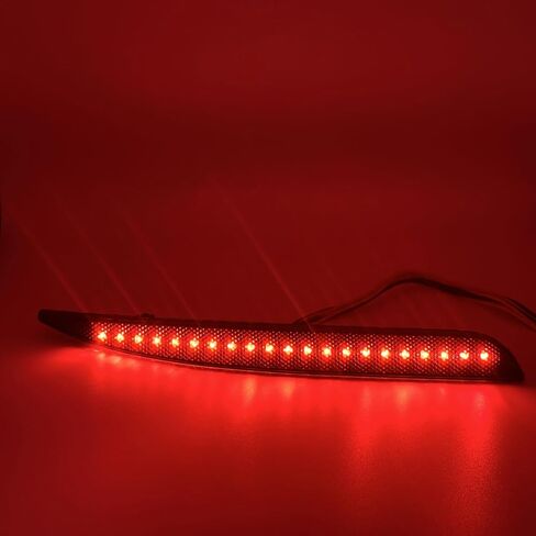 مجموعة مصابيح عاكسة خلفية LED متوافقة مع Chrys'ler 300/ 300C/ 300S 2015-2022 مجموعة مصابيح إشارة الانعطاف 88-SMD 4 وظائف مدخنة in Kuwait