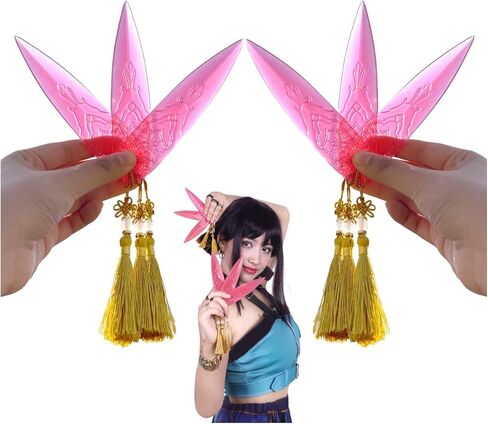 5 Inches Soft Plastic Translucent Dagger Props Safe and Cut-Proof for Zoey Cosplay and Halloween Party in Saudi Arabia