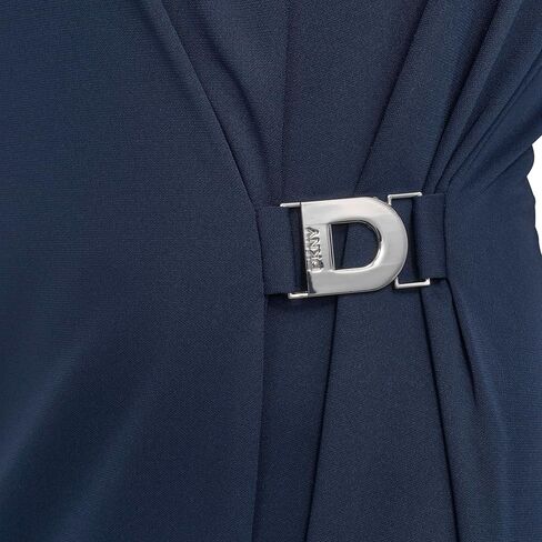فستان نسائي متوسط ​​الطول بدون أكمام ورقبة جوهرة من DKNY in Kuwait