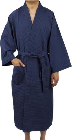 رداء حمام كيمونو منسوج بنسيج وافل للرجال من ليجرلاند، مقاس 48 بوصة in Kuwait
