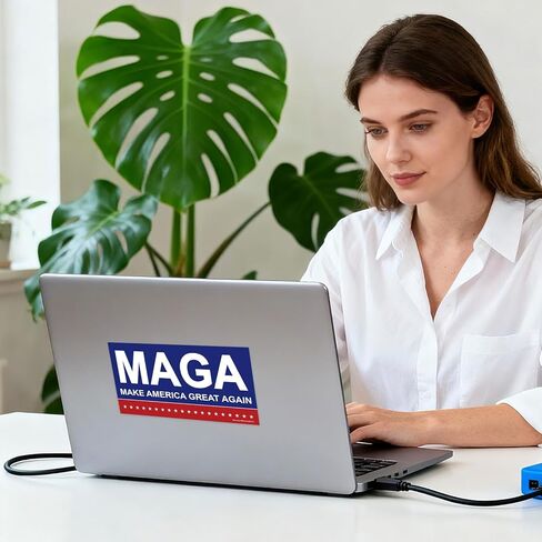 3 عبوات من ملصقات الرئيس دونالد ترامب تجعل أمريكا رائعة مرة أخرى، ملصقات MAGA مقاس 8 × 4 بوصة باللونين الأزرق والأحمر، ملصق فينيل مقاوم للماء قابل للإزالة ومقاوم للبهتان للسيارة والشاحنة والنوافذ والكمبيوتر المحمول والحروف الكبيرة in Saudi Arabia