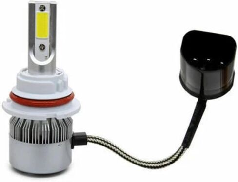 2PCS 9007/9004HB5 Car LED Light, 6500K 3800LM Super Bright High and Low Beam Bulb C6 LED Fog Light Headlight Bulb Replacement, Plug & Play, Car/trucks in Saudi Arabia