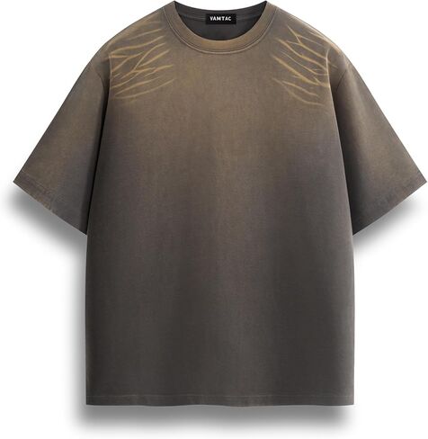 Vamtac Mens Cotton T Shirts Vintage Acid Wash Tshirt Oversized Tee Casual Y2k Summer Short Sleeve Streetwear Tops Trendy in Saudi Arabia