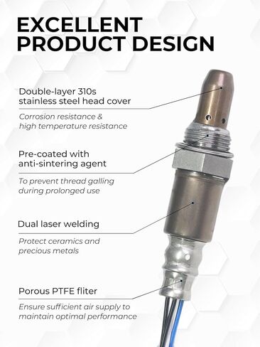 Air Fuel Ratio O2 Oxygen Sensor 234-9036 234-4382 Upstream and Downstream Fit for Nissan 2007-2013 Altima 2.5L GAS Calif-ESV, 2008-2013 Rogue 2.5L GAS Calif-ESV, 2PCS in Saudi Arabia