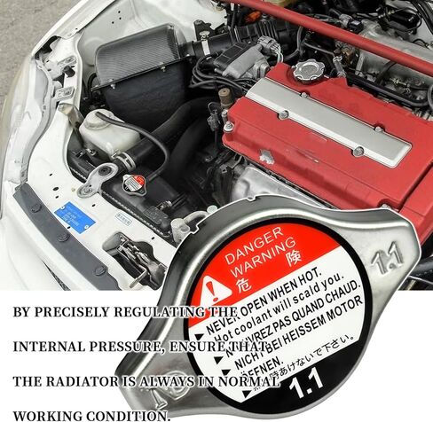 Radiator Cap for Honda OEM 19045-RAA-003 19045-PAA-A01 Car Radiator Cover Compatible with Honda & Acura Accord, Civic, CR-V, Odyssey, Pilot, MDX, TL, RDX, TSX Anti-Scalding Radiators Pressure Cap in Saudi Arabia