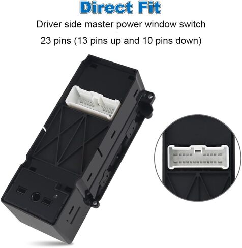 Window Switch Compatible with Honda Accord Sedan 2003 2004 2005 2006 2007, Driver Side Master Power Window Switch, Replacement for 35750-SDA-H12, 35750-SHJ-A24 in Saudi Arabia