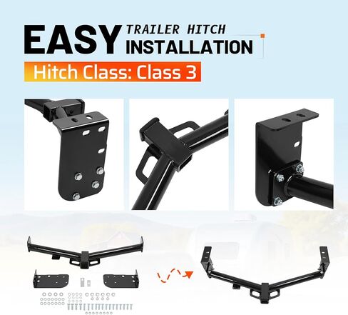 Class 3 Trailer Tow Hitch, 2 Inch Receiver Compatible with 2007-2021 Toyota Tundra in Saudi Arabia