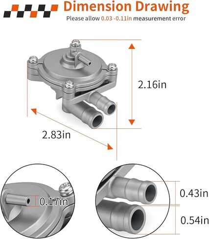 Fuel Gas Auto Petcock Valve Switch For Honda Shadow VLX 600 VT600C VT600CD ST1100 ABS 1992 TO 2003 16970-MZ8-U52 in Saudi Arabia