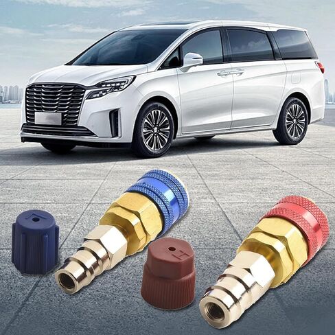 تركيب سريع لتكييف الهواء التلقائي، موصل لنظام تكييف هواء السيارة | تركيب قابل للتعديل لشحن تكييف الهواء للسيارات in Kuwait