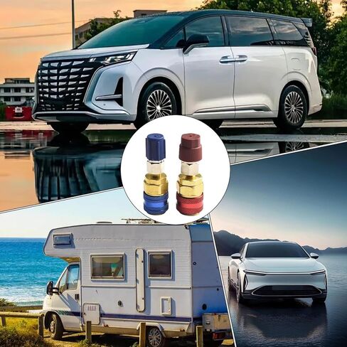 تركيب سريع لتكييف الهواء التلقائي، موصل لنظام تكييف هواء السيارة | تركيب قابل للتعديل لشحن تكييف الهواء للسيارات in Kuwait