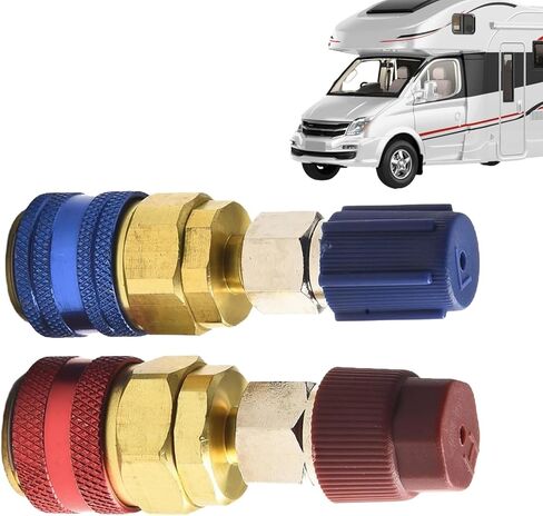 تركيب سريع لتكييف الهواء التلقائي، موصل لنظام تكييف هواء السيارة | تركيب قابل للتعديل لشحن تكييف الهواء للسيارات in Kuwait