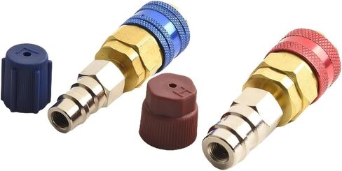 تركيب سريع لتكييف الهواء التلقائي، موصل لنظام تكييف هواء السيارة | تركيب قابل للتعديل لشحن تكييف الهواء للسيارات in Kuwait