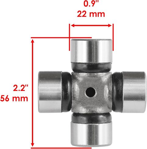 Caltric U-Joint Kit Compatible With Polaris Sportsman 335 1999-2000 Front Axel BTB in Saudi Arabia