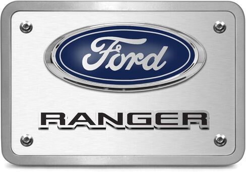 صورة iPick مصنوعة لشعار Ford Ranger ثلاثي الأبعاد مصقول بسمك 3/8 بوصة من الألومنيوم البليت السميك 2 بوصة غطاء وصلة السحب in Saudi Arabia