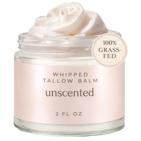 Whipped Tallow Balm – 100% Grass Fed Beef Tallow for Baby, Eczema & Sensitive Skin; Double-Infused with Calendula & Chamomile Herbs (Unscented Herb-Infused) in Kuwait