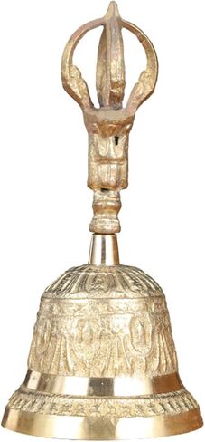 Hand Bells, Brass Bell, Hand Bells for Seniors Bedside, Small Handheld Bell for School Classroom, Service Call, Dinner and Wedding, Home Table Decoration(Brass) in Saudi Arabia