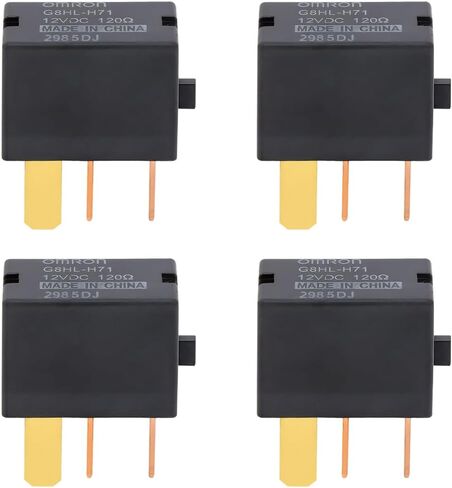 4 قطع مرحل تيار متردد للسيارة، OEM#G8HL-H71 39794-SDA-A03 مرحلات تشغيل طاقة السيارة، 4 دبابيس 12 فولت ملحقات استبدال مجموعة قابس بدء تشغيل السيارات، عالمية للعنصر CR-V CR-Z in Saudi Arabia