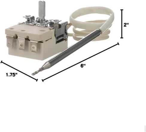 VOL-17074-1 Thermostat 55, 1/4 X 4, 15 | Exact Fit Replacement for Vollrath 17074-1 | SHARPTEK.COM Parts | 180-Day Warranty in Kuwait