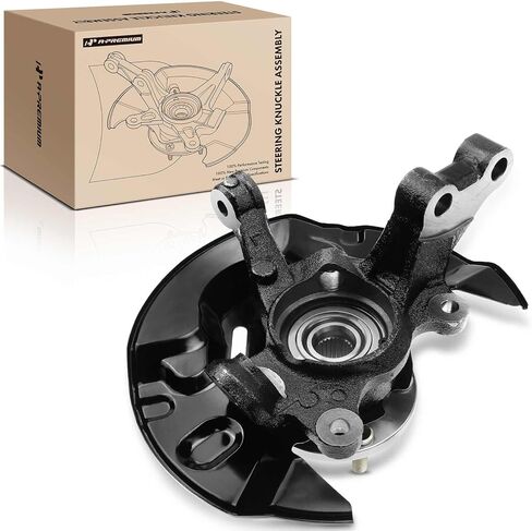 A-Premium Front Steering Knuckle & Wheel Bearing Hub Assembly Compatible with Toyota Matrix 2003-2006, AWD Only, w/5-Lug, Right Passenger Side, Replace # 4321212390 in Saudi Arabia