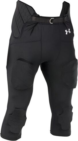 بنطال كرة قدم متكامل للشباب من Under Armour Gameday Armor، أبيض، كبير in Kuwait