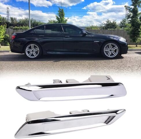 سيارة جبهة اليسار واليمين كروم الحاجز تقليم صب ل-BMW F10 F11 528I 535I 51137336645 51137336646 in Kuwait