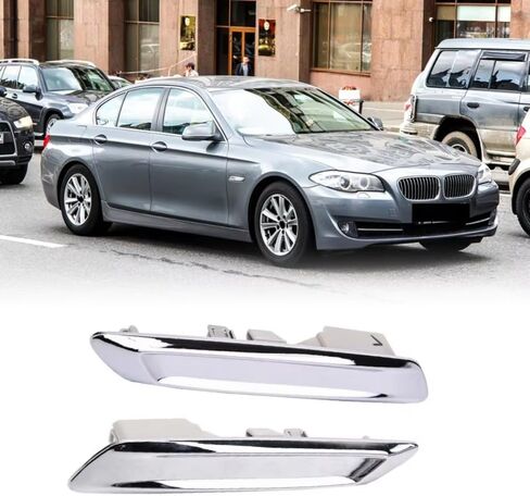 سيارة جبهة اليسار واليمين كروم الحاجز تقليم صب ل-BMW F10 F11 528I 535I 51137336645 51137336646 in Kuwait