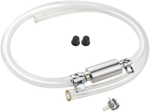 Car Brake Bleeder Hose with One Way Check Valve,Durable Brake Fluid Bleeder Hoses Replacement,Universal Brake Bleeder Tool Car Accessories for Car Motorbike Bike (1 Set) in Saudi Arabia
