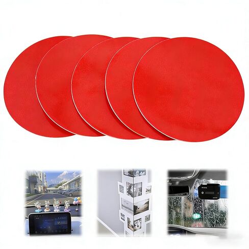 Round Double Sided Tape, Heavy Duty Mounting Tape 2in x 2in 40pcs, Double Sided Adhesive Pads, Removeable Foam Tape Strips for Automotive, Home, Office Decor in Saudi Arabia