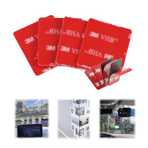 Round Double Sided Tape, Heavy Duty Mounting Tape 2in x 2in 40pcs, Double Sided Adhesive Pads, Removeable Foam Tape Strips for Automotive, Home, Office Decor in Saudi Arabia