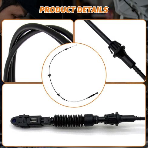 15772244 Automatic Transmission Shift Cable Compatible with GMC Savana 1500 2500 1996-2002,For Chevy Express 1500 2500 1996-2002,Gearshift Cable Replace CA-1288 Y-1316 in Kuwait
