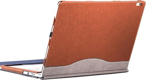 حافظة لجهاز Microsoft Surface Book 3 2 1 13.5 بوصة كمبيوتر محمول قابل للفصل غطاء كمبيوتر محمول حقيبة كمبيوتر مع حامل قلم (رمادي، 13.5) in Kuwait