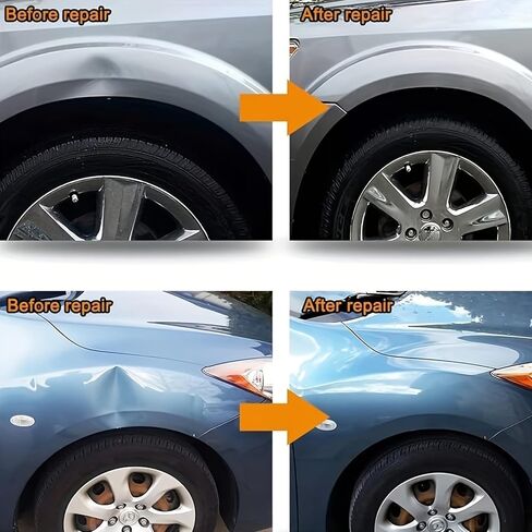 Car Dent Puller Kit, Paintless Dent Repair Tools, Dent Remover Tool for Car Body, Car Dent Repair Kit with T Slide Hammer, Universal Portable Car Tools for Most Cars, Suvs in Saudi Arabia