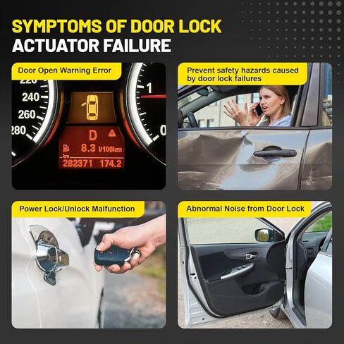 Front Left Driver Side Door Lock Latch Actuator for Toyota Camry Corolla RAV4 Highlander Prius Sienna 2014-2022, Compatible with Lexus ES350 IS350 RX350, Replaces 69040-02440, DLT119 in Saudi Arabia