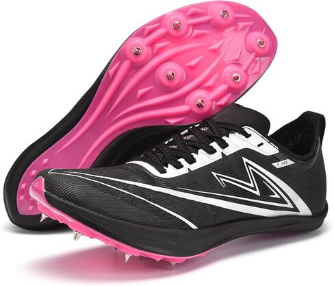 Track and Field Shoes Men Women Spikes Sneakers Full-Length Carbon Plate Track Race Jumping Sneakers Professional Running Tarck Spikes Shoes in Saudi Arabia