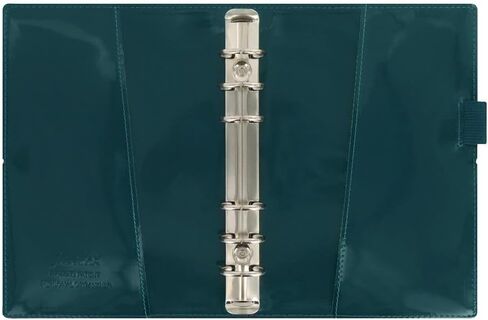 Filofax Domino Patent Organizer, Personal Size, Pine with Spots - High-Gloss, Contemporary, Six Rings, Week-to-View Calendar Diary, Multilingual, 2025 (C022517-25) in Saudi Arabia