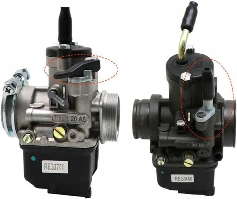 Compatible Manual Automatic Pull Choke Assembly Compatible with Dellorto PHBE PHBH PHBL Carburetor(Manual) in Saudi Arabia