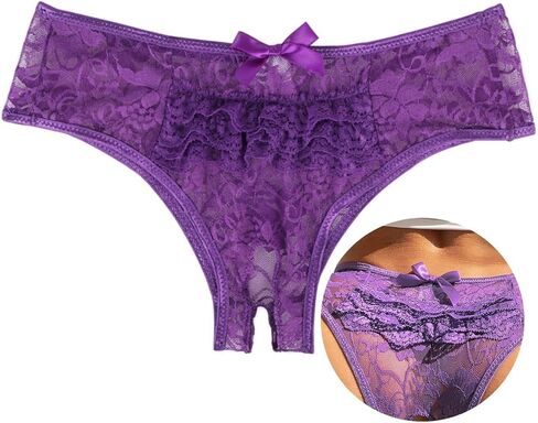 ohyeah Women Plus Size Cheeky Panties Lace G-String Thongs Panties Trim Boyshort Underwear T-Back Underpants 4XL in Saudi Arabia