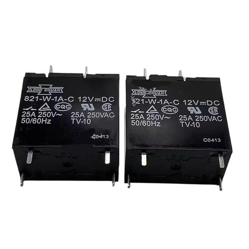 10 قطعة/الوحدة التتابع 821-W-1A-C 12VDC 25A 4 دبابيس in Kuwait