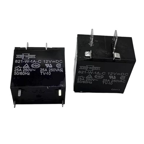 10 قطعة/الوحدة التتابع 821-W-1A-C 12VDC 25A 4 دبابيس in Kuwait