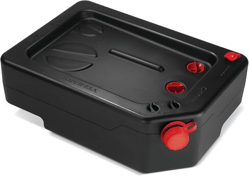 وعاء تصريف الزيت الفاخر من باك بسعة 10 لتر، تصميم سهل الصب مع غطاء مربوط، صنع في الولايات المتحدة الأمريكية in Kuwait