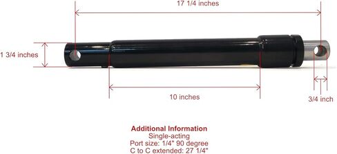 The ROP Shop 2-Pack - Lift & Angle Hydraulic Cylinder Rams for Western UniMount Snow Plows in Saudi Arabia