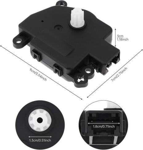 68018109AA HVAC Heater Blend Door Actuator Compatible with Chrysler 200 Aspen Sebring, Dodge Avenger Caliber Durango Journey, Jeep Compass Patriot Wrangler, Replaces 604-029 in Kuwait