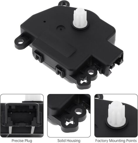 68018109AA HVAC Heater Blend Door Actuator Compatible with Chrysler 200 Aspen Sebring, Dodge Avenger Caliber Durango Journey, Jeep Compass Patriot Wrangler, Replaces 604-029 in Kuwait